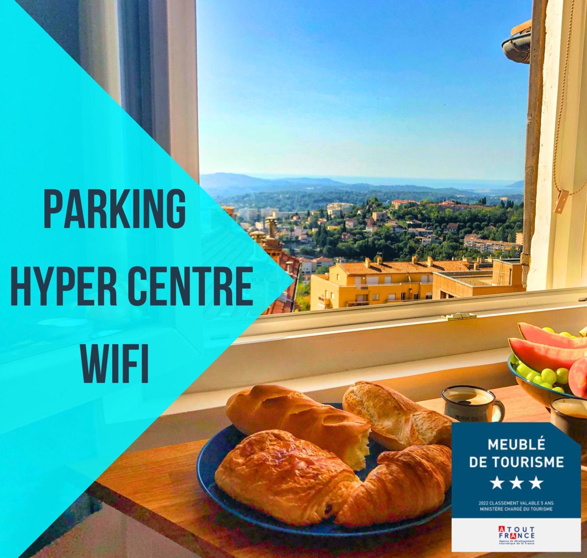 Parking Prive - Vue Mer - Wifi - Centre Historique Грасс Екстер'єр фото
